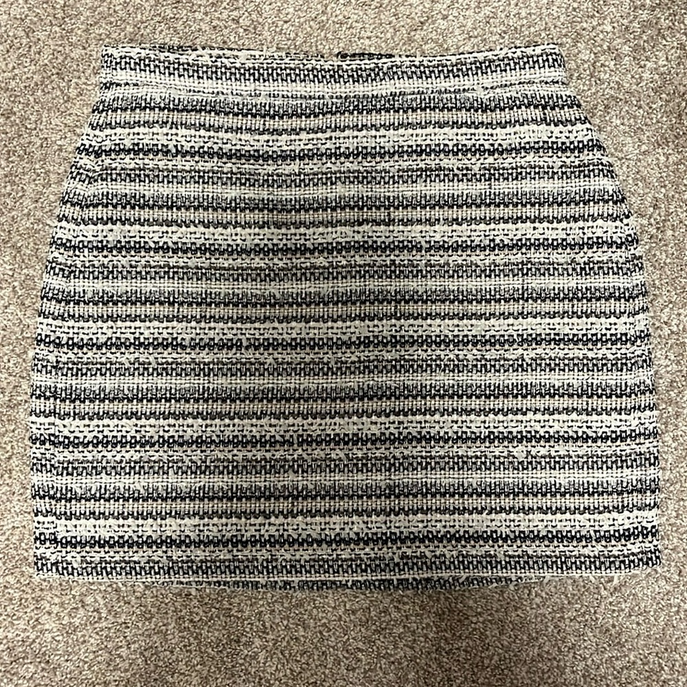 Madewell Tweed High Waisted Mini Skirt